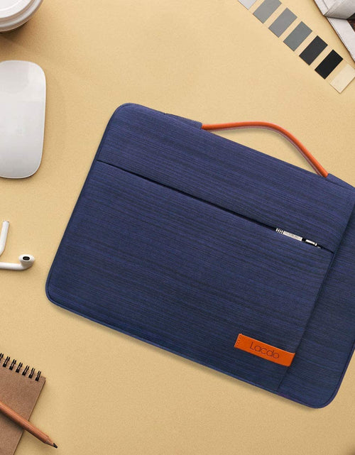 Load image into Gallery viewer, 360° Protective Laptop Sleeve Case for 16 Inch New Macbook Pro M4/M3/M2/M1 Pro/Max A3403 A3186 A2991 A2780 A2485 A2141 2024-2019, 15 Inch Surface Laptop 7Th Copilot+Pc/6/5/4/3 Computer Bag, Blue
