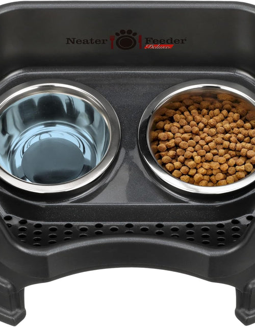 Load image into Gallery viewer, Neater Feeder Deluxe with Leg Extensions (Small, Midnight Black)
