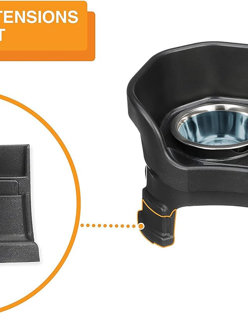 Load image into Gallery viewer, Neater Feeder Deluxe with Leg Extensions (Small, Midnight Black)
